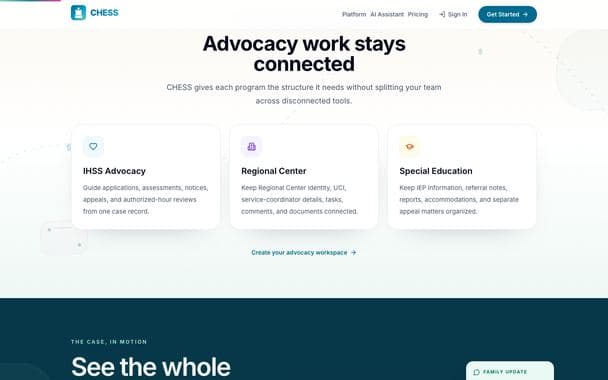 CHESS programs: advocacy work stays connected